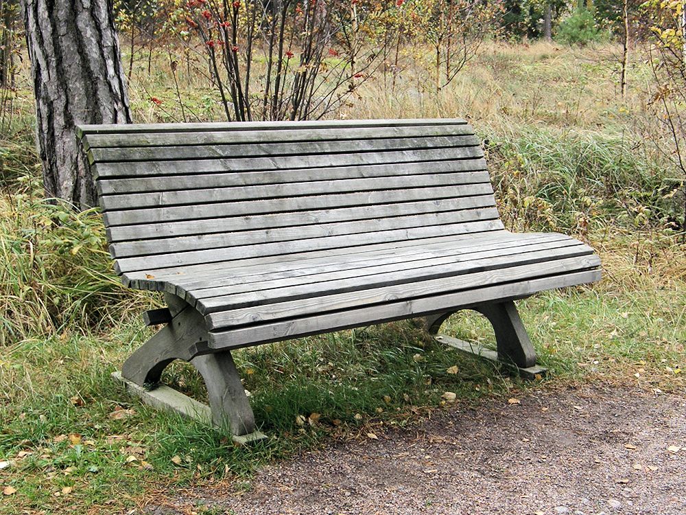 Puiston penkki