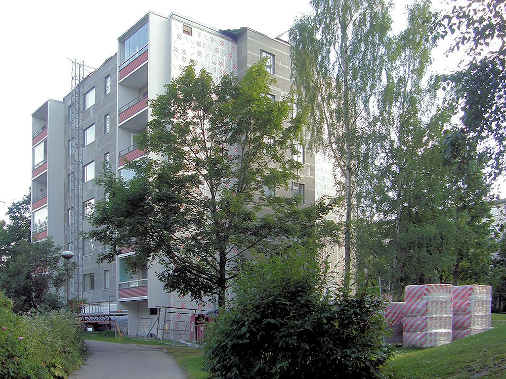 Talon julkisivu remontti